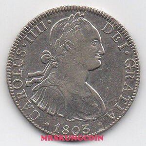 1803年卡洛斯銀幣
