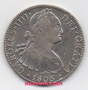 1803年卡洛斯銀幣