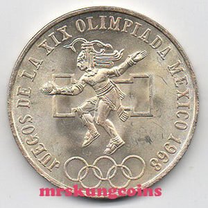 1968年墨西哥銀幣