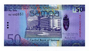 2008年薩摩亞鈔票
