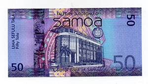 2008年薩摩亞鈔票