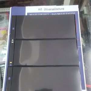 307839 德國Lindner放置紙鈔塑料活頁 - 單面3格