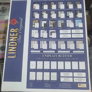 德國Lindner放置紙鈔塑料活頁 - 單面1格