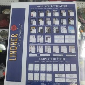 307848 德國Lindner放置紙鈔塑料活頁 - 單面2格