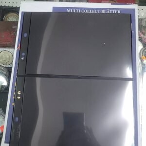 307849 德國Lindner放置紙鈔塑料活頁 - 單面2格