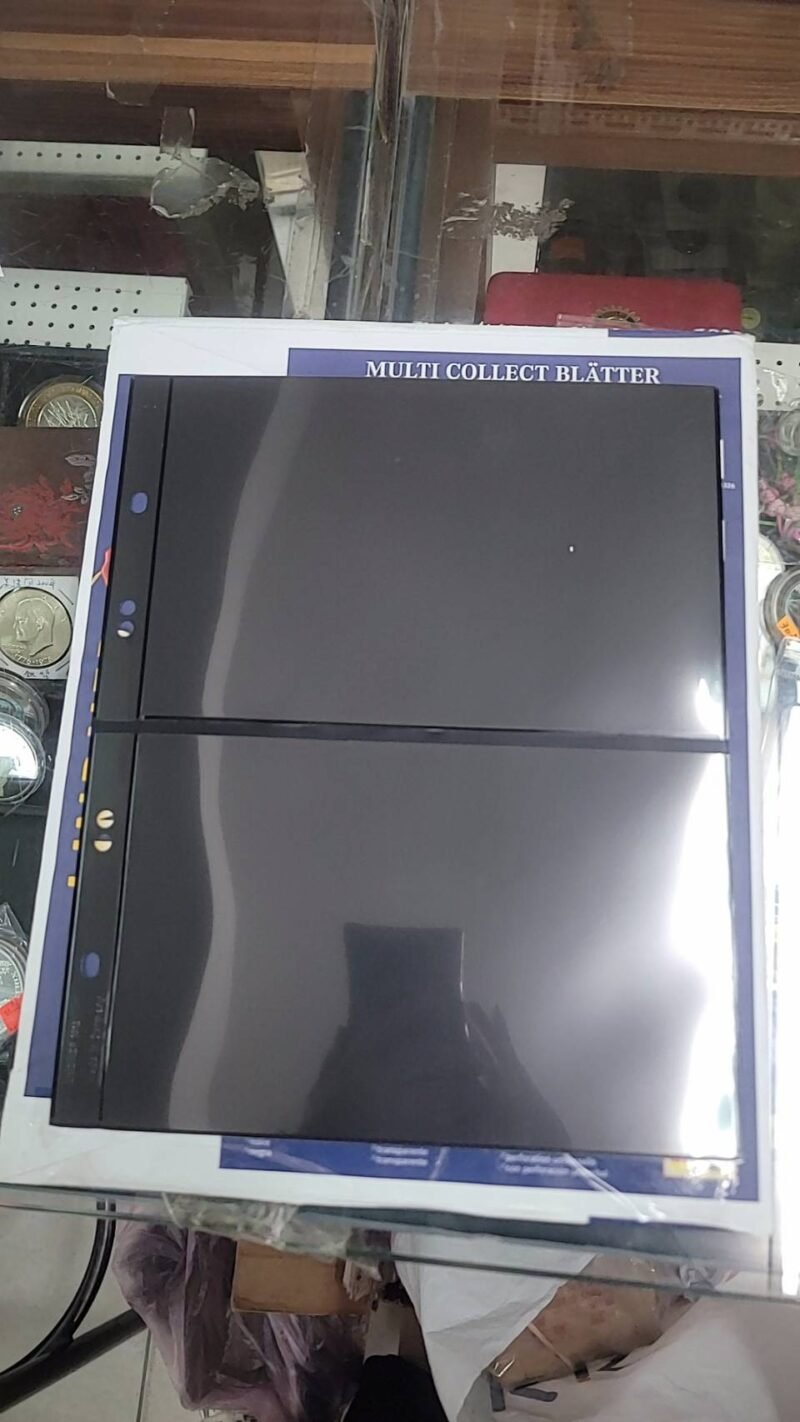 307849 德國Lindner放置紙鈔塑料活頁 - 單面2格