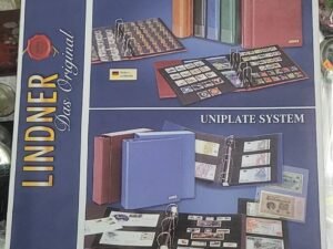 53445534 德國Lindner放置紙鈔塑料活頁 - 單面2格