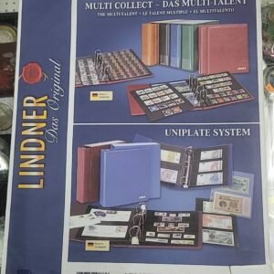 53445534 德國Lindner放置紙鈔塑料活頁 - 單面2格