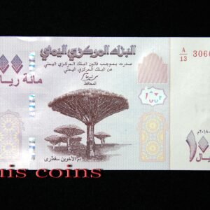 5-1 B005‧Yemen‧2019葉門‧100 Rials紙鈔(491)