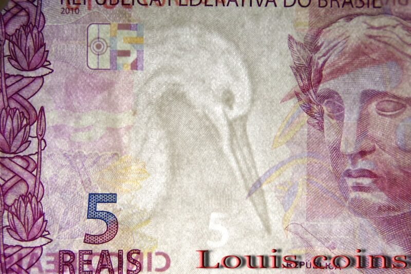 B002-3 B002‧Brasil‧2010巴西‧2reais 5reais(B)