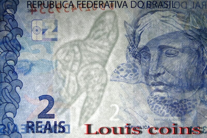 B002-4 B002‧Brasil‧2010巴西‧2reais 5reais(B)