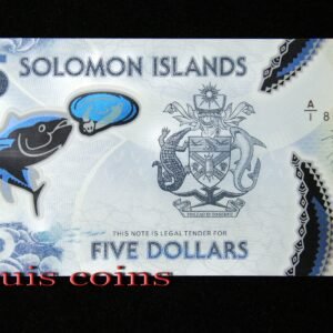B003-1 B003‧Solomon Islands‧2019所羅門群島‧5元塑膠鈔(299)