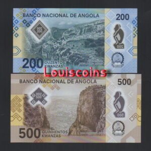 B004-3 B004-ANGOLA-2020安哥拉全套塑膠鈔票-4張一套(439)