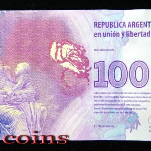 B007-2 B007‧Argentina‧2012阿根廷‧100 Pesos伊娃·裴隆(Evita)紀念紙鈔(231)