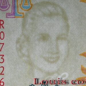 B007-3 B007‧Argentina‧2012阿根廷‧100 Pesos伊娃·裴隆(Evita)紀念紙鈔(231)