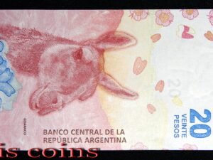 10-1 B010‧Argentina‧2017阿根廷‧20 Pesos紙鈔(66)