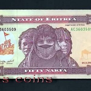 103-1 B103-ERITREA-2004厄利垂亞鈔票50 Nakfa(143)