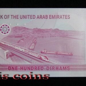 B104-UNITED ARAB EMIRATES-2025阿拉伯聯合大公國塑膠鈔票100 Dirhams(B)