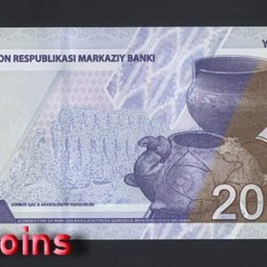 B107-UZBEKISTAN--2021烏茲別克紙幣20.000 Som(1252)