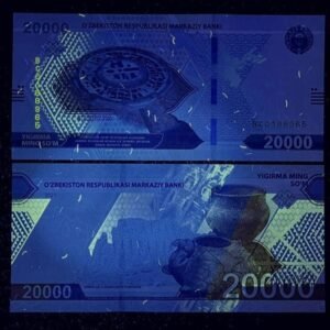 B107-UZBEKISTAN--2021烏茲別克紙幣20.000 Som(1252)