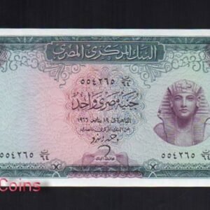 108-1 B108-EGYPT-1961-1967埃及鈔票1 Egyptian Pound(B)
