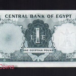 108-2 B108-EGYPT-1961-1967埃及鈔票1 Egyptian Pound(B)