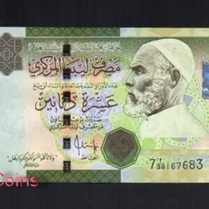 112-1 B112-LIBYA--2009利比亞紙幣10 Dinars(290)