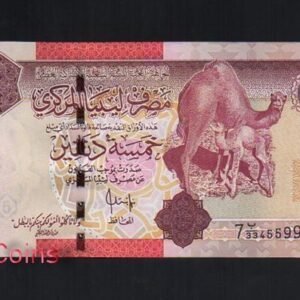 B113-LIBYA--2009利比亞紙幣5 Dinars(289)