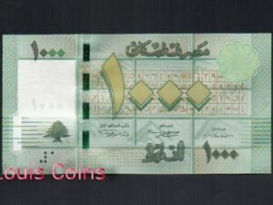 B115-LEBANON--2004 & 2008黎巴嫩紙幣1.000 Livres(041)