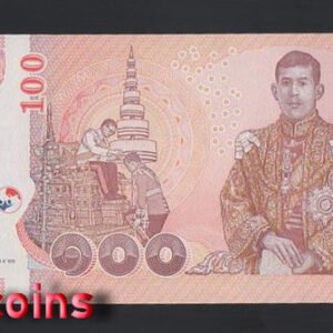 12-1 B012-THAILAND-2012泰國紀念紙幣-100 Baht (B)