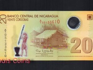 120-1 B120-NICARAGUA--2007尼加拉瓜塑膠鈔票20 Cordobas(358)