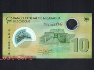122-1 B122-NICARAGUA--2007尼加拉瓜塑膠鈔票10 Cordobas(359)