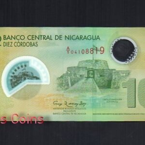 122-1 B122-NICARAGUA--2007尼加拉瓜塑膠鈔票10 Cordobas(359)