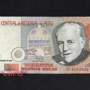 125-1 B125-PERU--2006祕魯紙幣20 Nuevos Soles(393)