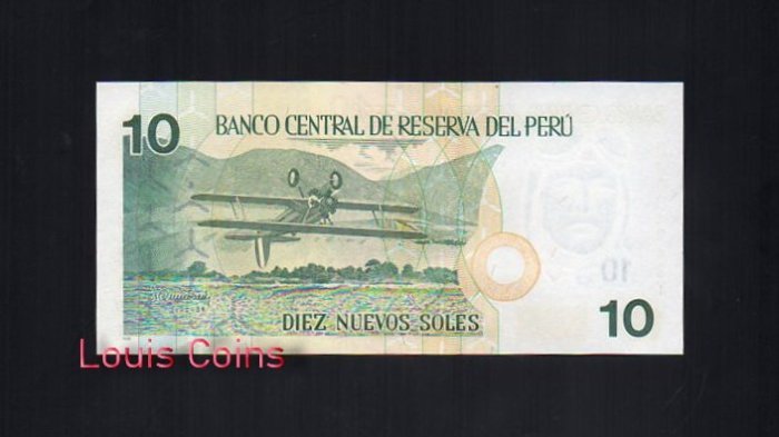 126-2 B126-PERU--2006祕魯紙幣10 Nuevos Soles(394)