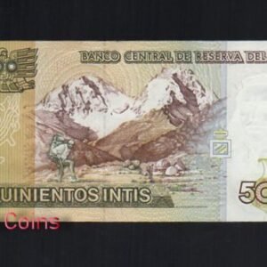 127-2 B127-PERU--1987祕魯紙幣500 Intis(1114)