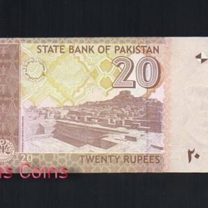 B130-PAKISTAN-2007巴基斯坦紙幣20 Rupees(385)