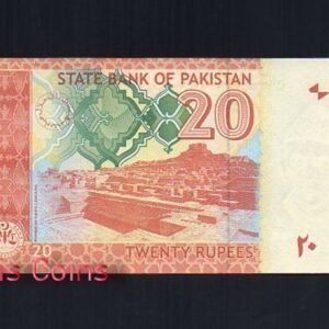 B132-PAKISTAN--2008巴基斯坦紙幣20 Rupees(388)