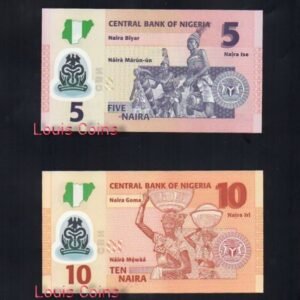 B134-NIGERIA--2009奈及利亞塑膠鈔票(4張一套)(382)