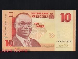 B135-NIGERIA--2006奈及利亞紙幣10 Naira(365)