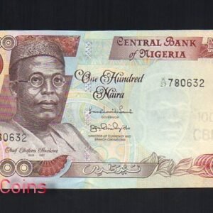 138-1 B138-NIGERIA-2010奈及利亞紙幣100 Naira(370)