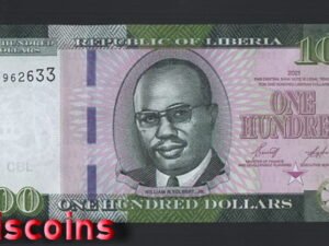 B014-LIBERIA-2021賴比瑞亞紙幣-100 Dollars（1127）