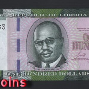 B014-LIBERIA-2021賴比瑞亞紙幣-100 Dollars（1127）