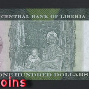 B014-LIBERIA-2021賴比瑞亞紙幣-100 Dollars（1127）