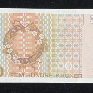 B143-NORWAY-1999-2015挪威紙幣,500 Kroner(B)