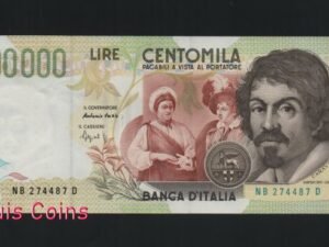 B146-ITALY-1994義大利紙幣-100.000 Lire(B)