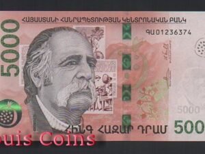 B149-ARMENIA--2018亞美尼亞紙幣5.000 Dram(B)