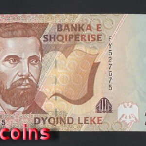 15-1 B015-ALBANIA-1996阿爾巴尼亞鈔票-200 Leke(B)