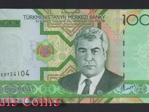 155-1 B155-TURKMENISTAN--2005土庫曼紙幣1.000 Manat(544)