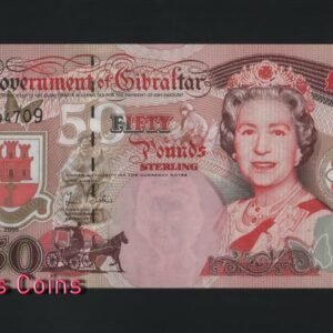 156-1 B156-GIBRALTAR-2006直布羅陀紙幣,50 Pounds Sterling(B)